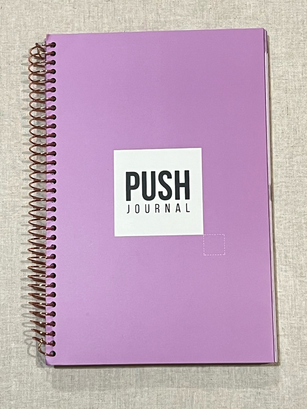 Chalene Johnson Push Journal 30 Day Notebook Planner with Stickers Ombré Purple